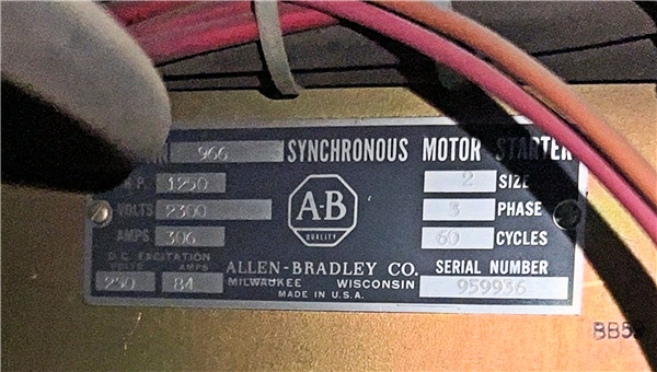 Reconditioned Fairbanks Morse 1250 Hp, Type Tzo Synchronous Motor)